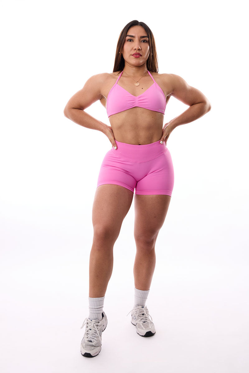 Impact Strappy Bra Rose