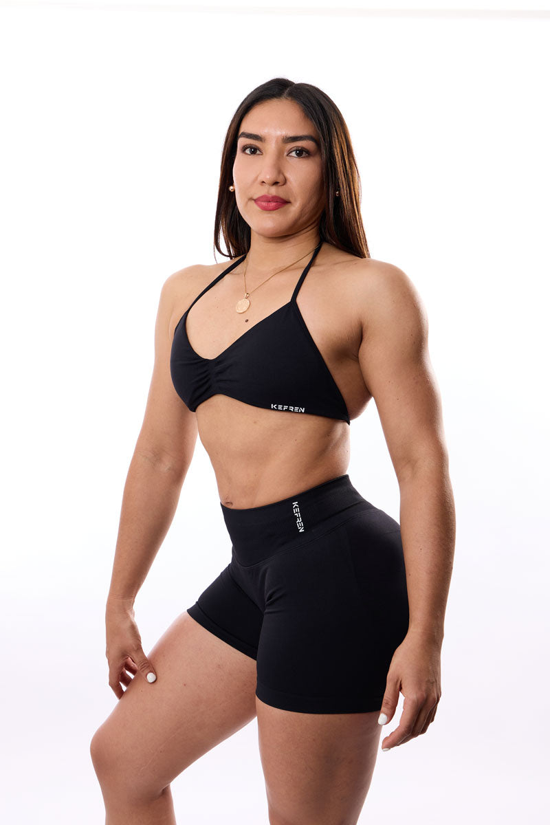Impact Strappy Bra Onyx