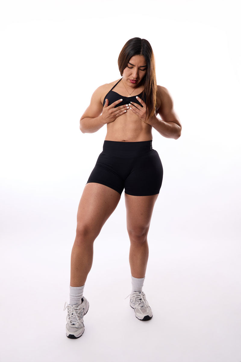 Impact Strappy Bra Onyx
